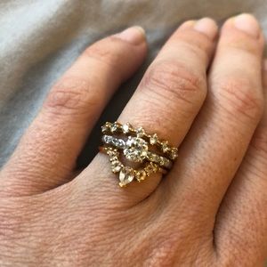 La Kaiser gold stacking rings local eclectic